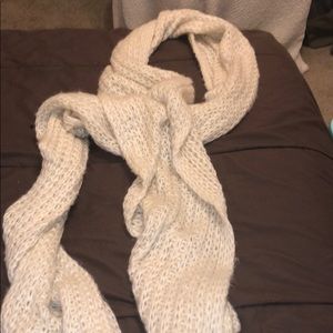 White Knit Scarf